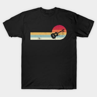 Vintage Sunset Guitar T-Shirt